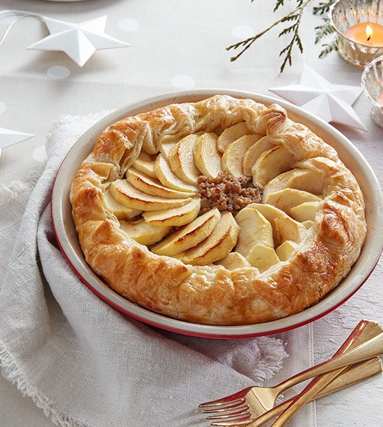Tourtière rustique aux pommes et au porc