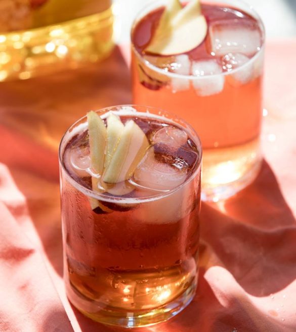 Cocktail à la bière, vodka et pomme