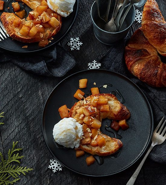 Pommes caramélisées au moscato