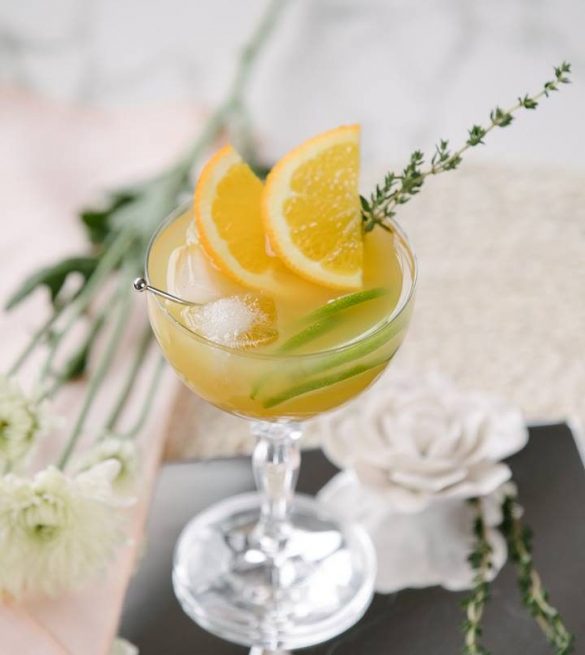 Cocktail au jus de pomme, Whisky et érable