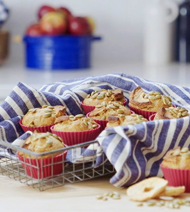 Muffins aux pommes