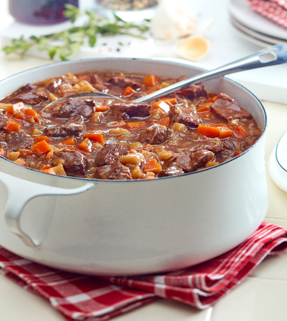 Boeuf bourguignon aux pommes