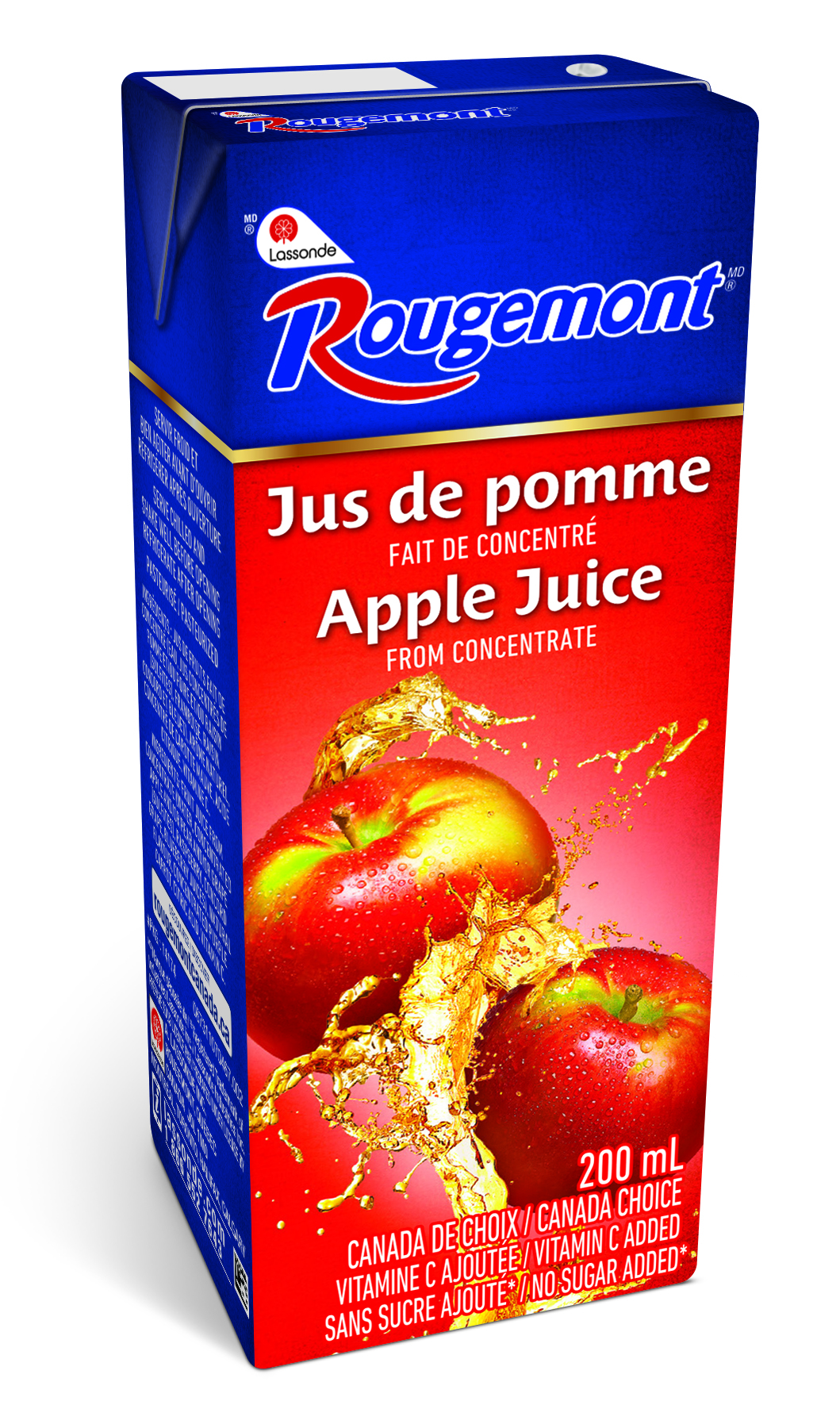 ROUGEMONT JUS DE POMME Tetra 200mL