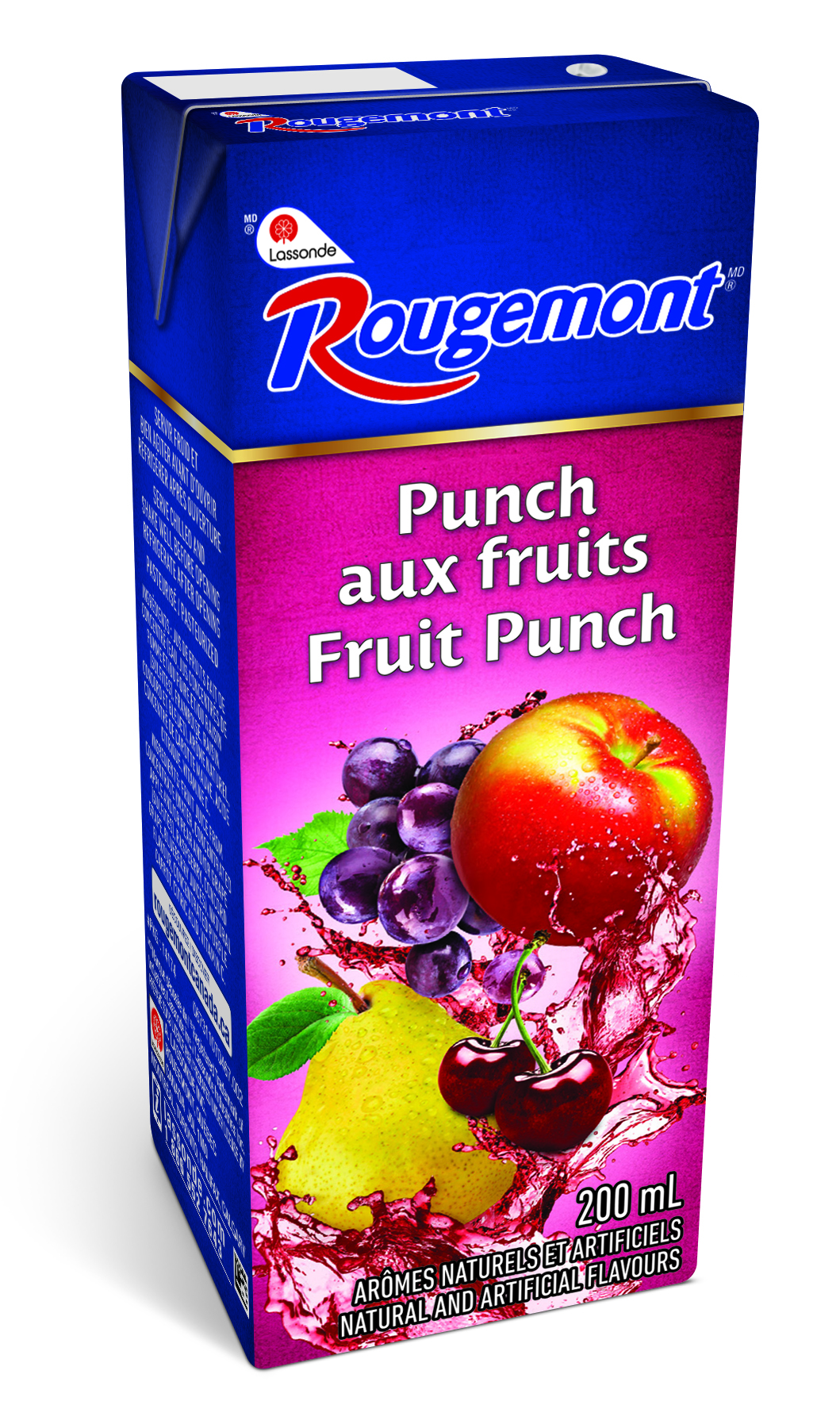 ROUGEMONT PUNCH AUX FRUITS Tetra 200mL